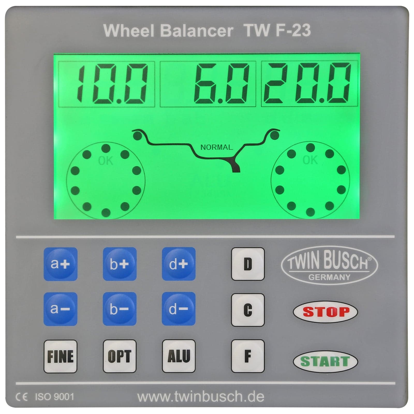 TWINBUSCH TWF-23 Balans Makinesi – görsel 3