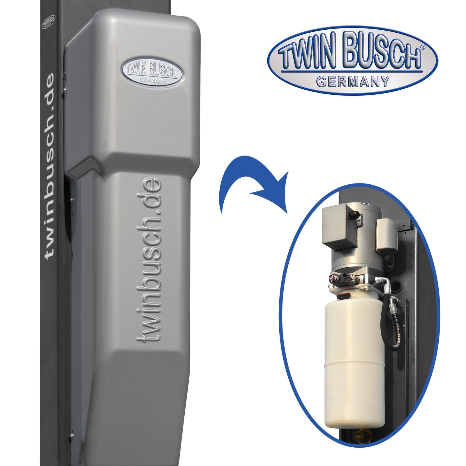 TWINBUSCH TW236PEB39 Çift Sütunlu Lift – görsel 2
