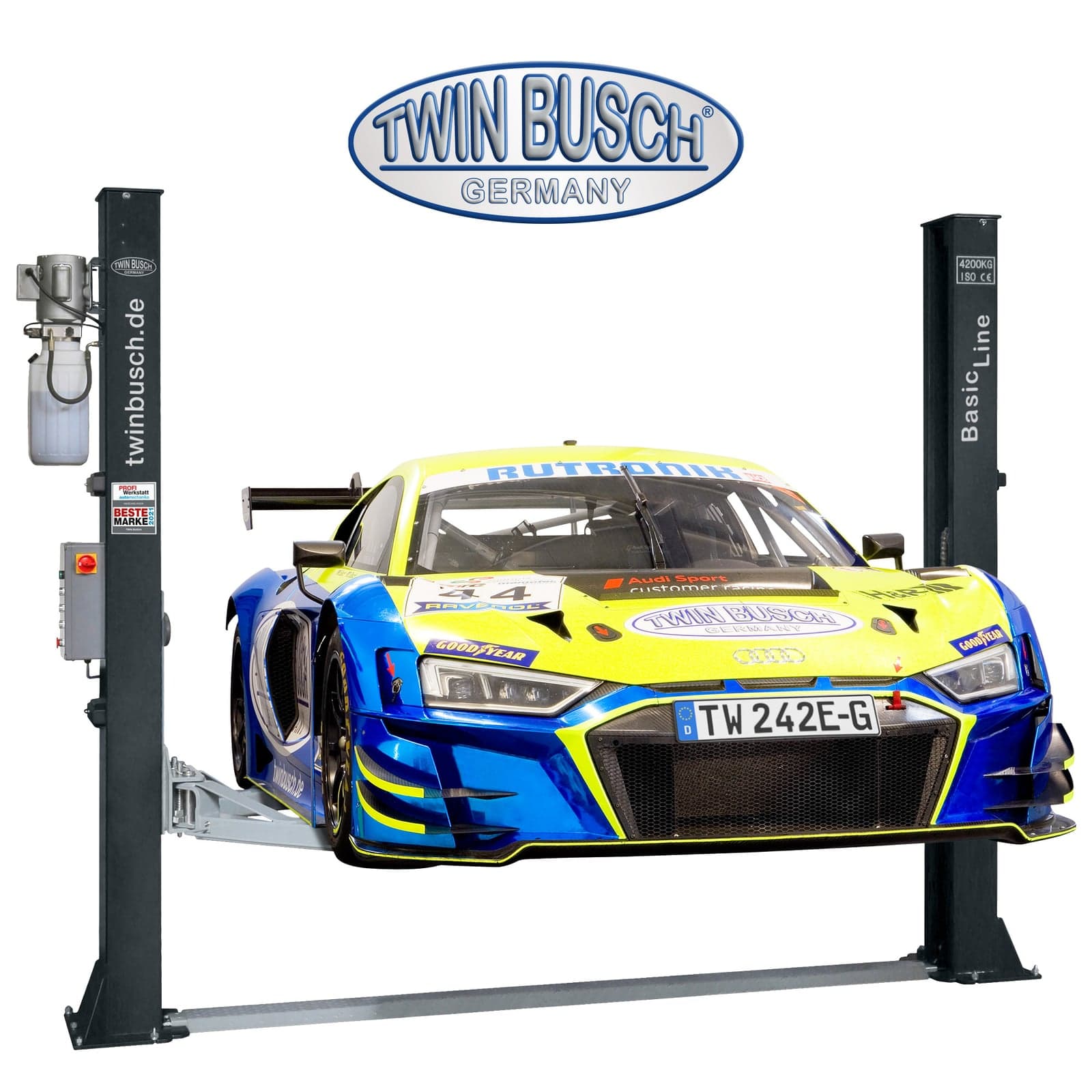 TWINBUSCH TW242E Çift Sütunlu Lift – görsel 1