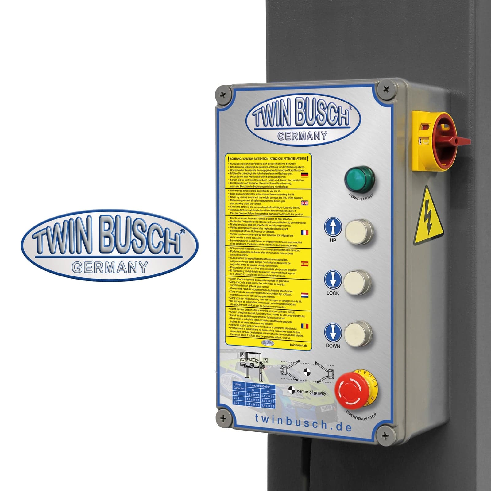 TWINBUSCH TW242E Çift Sütunlu Lift – görsel 4