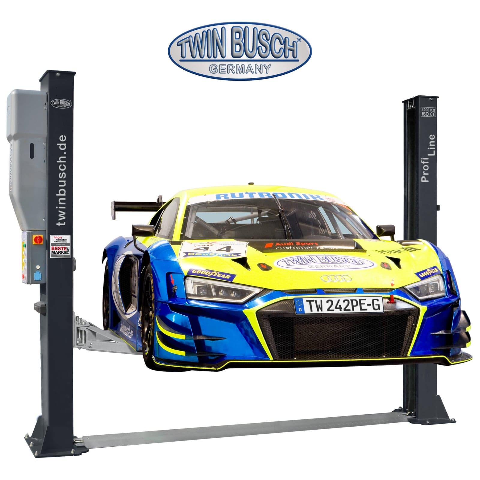 TWINBUSCH TW242PE Çift Sütunlu Lift – görsel 1