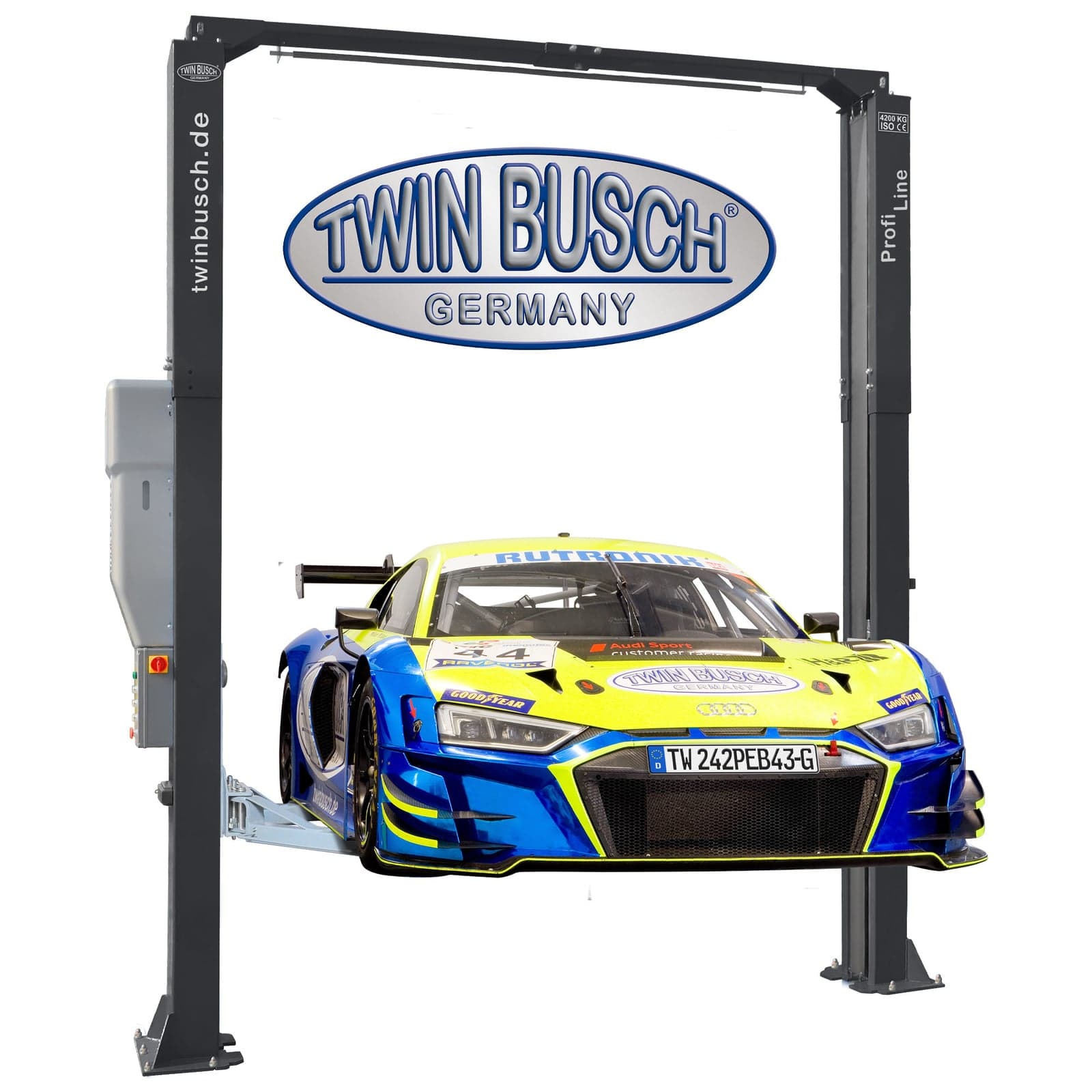 TWINBUSCH TW242PEB43 Çift Sütunlu Lift – görsel 1
