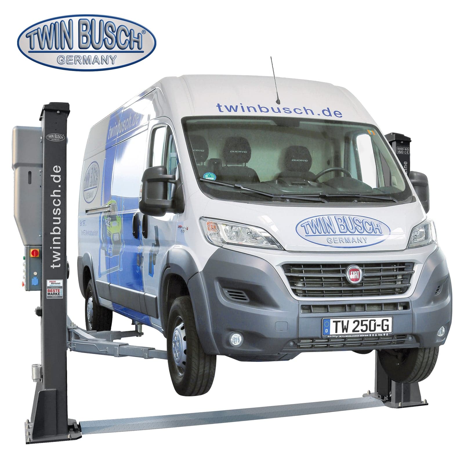 TWINBUSCH TW250 Çift Sütunlu Lift – görsel 1