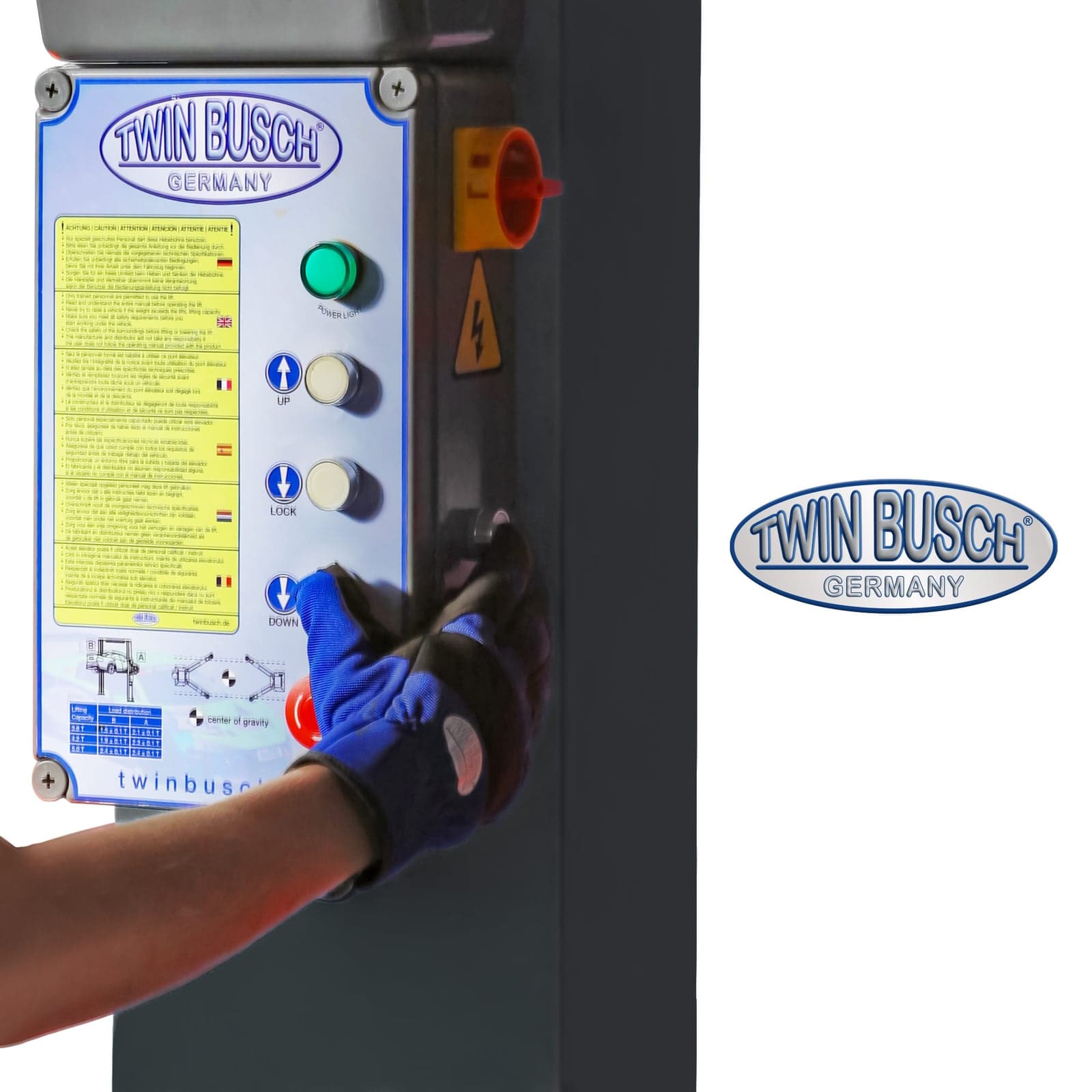 TWINBUSCH TW250 Çift Sütunlu Lift – görsel 5