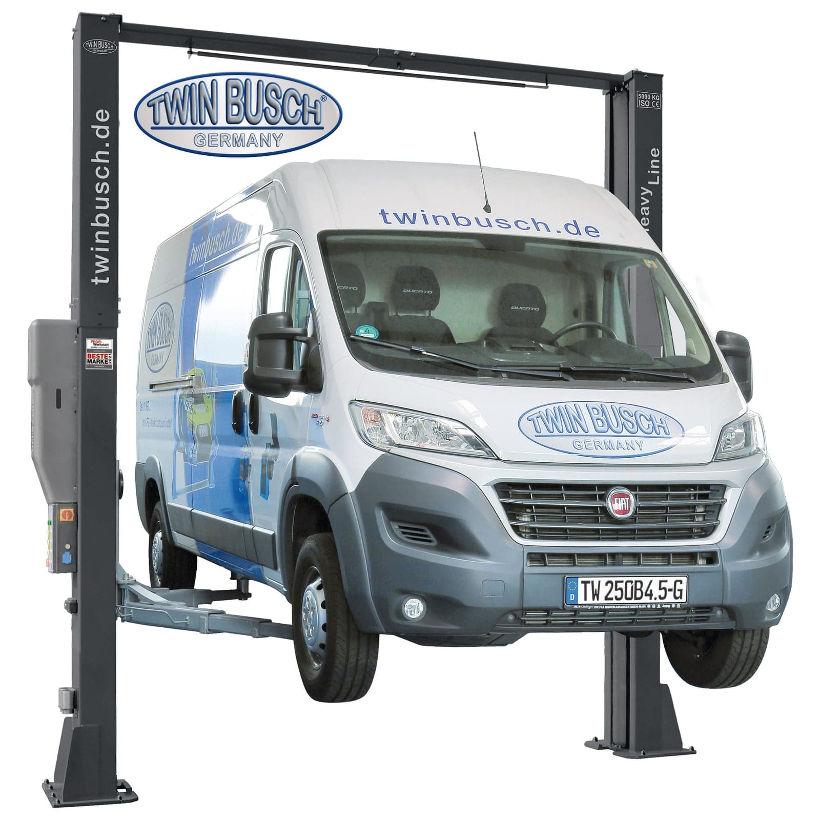 TWINBUSCH TW250B45 Çift Sütunlu Lift – görsel 1