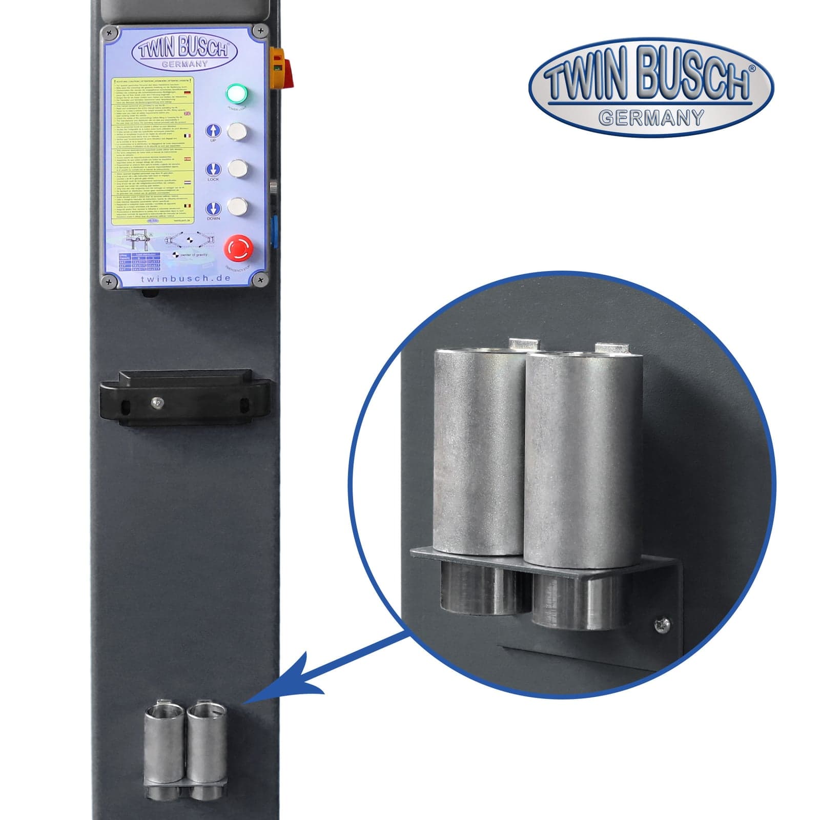 TWINBUSCH TW250B45 Çift Sütunlu Lift – görsel 4