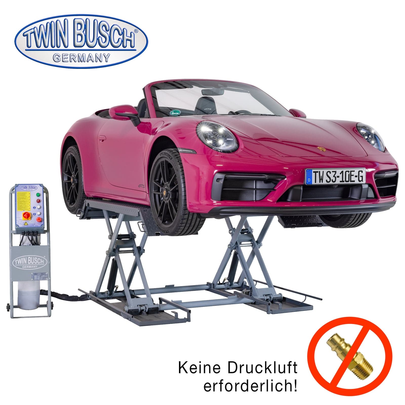 TWINBUSCH TWS310E Makaslı Lift – görsel 1