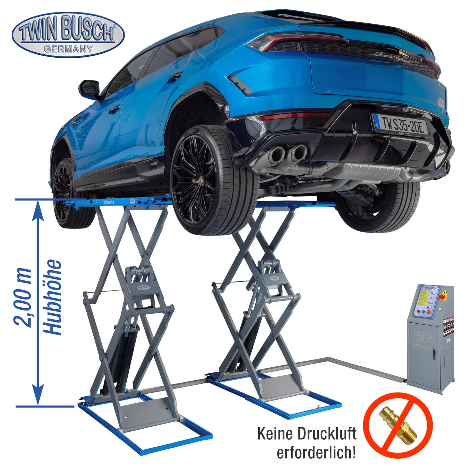 TWINBUSCH TWS3520E Makaslı Lift – görsel 1